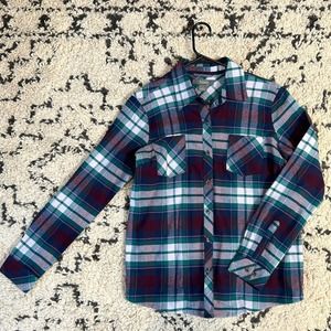 NATURAL Reflections Plaid Flannel, New with Tags, Women’s M